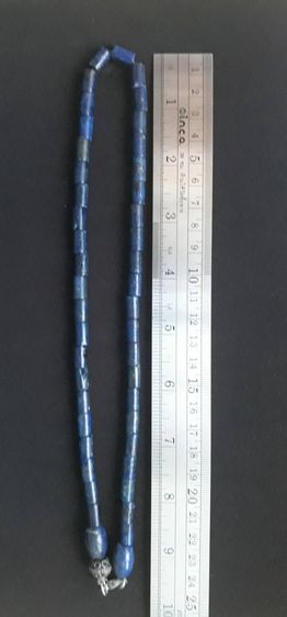 สร้อยคอหินลาพิสลาชูลี่ ตัวขอสีเงิน สวยงามน่าสวมใส่ รูปที่ 6