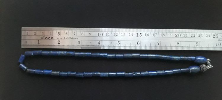 สร้อยคอหินลาพิสลาชูลี่ ตัวขอสีเงิน สวยงามน่าสวมใส่ รูปที่ 18