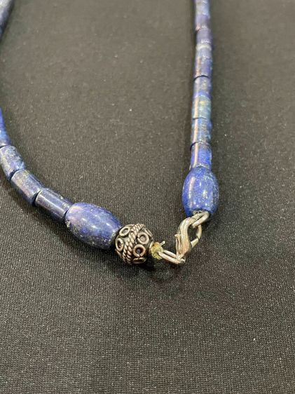 สร้อยคอหินลาพิสลาชูลี่ ตัวขอสีเงิน สวยงามน่าสวมใส่ รูปที่ 13