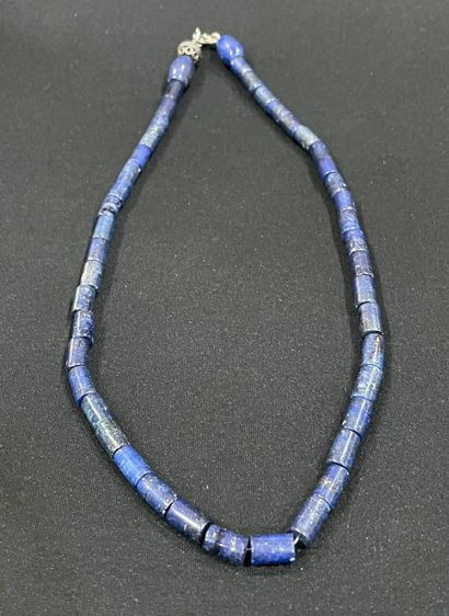 สร้อยคอหินลาพิสลาชูลี่ ตัวขอสีเงิน สวยงามน่าสวมใส่ รูปที่ 11