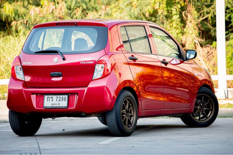 Suzuki Celerio 2015 1.0 GL Sedan เบนซิน ไม่ติดแก๊ส เกียร์อัตโนมัติ แดง รูปที่ 4