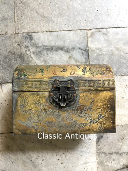 หีบ ลายมังกรทองเหลือง รูปที่ 4