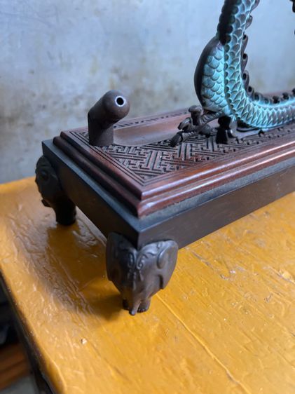 กระถาง กำยาน มังกร ทองเหลืองA60 รูปที่ 8