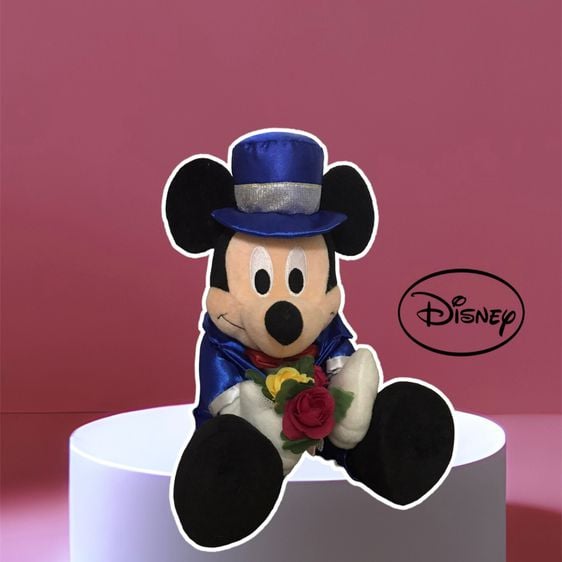 Disney ตุ๊กตา Mickey Mouse ตัวแน่นๆ น่ารักมากค่ะ