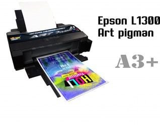 พริ้นเตอร์และสแกนเนอร์ Epson L1300 Art Pigment เครื่องพิมพ์กระดาษอาร์ต หมึกกันน้ำ
