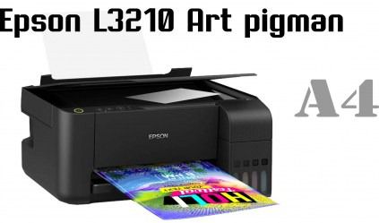 พริ้นเตอร์และสแกนเนอร์ Epson L3210 Art Pigment เครื่องพิมพ์กระดาษอาร์ต หมึกกันน้ำ