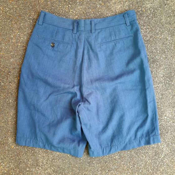 Jun Men  Blue Straight-Leg Pleated Wool Shorts
made in Japan
🎌🎌🎌 รูปที่ 8
