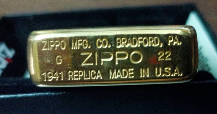 Zippo Replica Brass 1941 ของแท้ ยิงเลเซอร์ ลายพระพิฆเนศ 4 กร 5 ด้าน รูปที่ 8