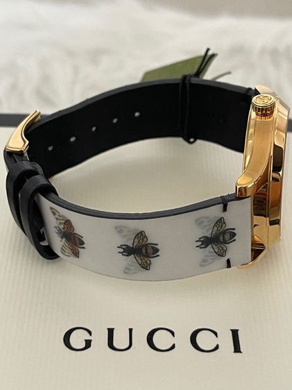 GUCCI G-Timeless Hologram Bee  Butterfly Motif Watch, Limited Edition YA1264109 รูปที่ 7