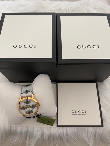 GUCCI G-Timeless Hologram Bee  Butterfly Motif Watch, Limited Edition YA1264109 รูปที่ 2