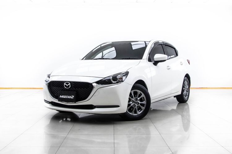 Mazda Mazda 2 2021 1.3 Sports Sedan เบนซิน ไม่ติดแก๊ส เกียร์อัตโนมัติ ขาว รูปที่ 4