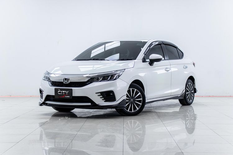 Honda City 2021 1.0 SV Sedan เบนซิน ไม่ติดแก๊ส เกียร์อัตโนมัติ ขาว รูปที่ 4