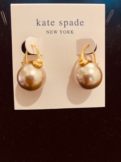 kate spade shine on a bauble drop  silver gold
