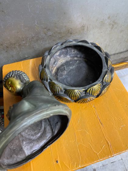 กระถางกำยาน พระยูไรทองเหลืองA53 รูปที่ 6