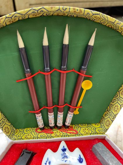 พู่กันจีน พร้อมตราประทับA2 รูปที่ 4