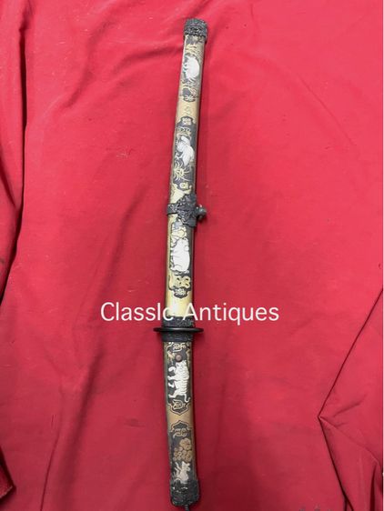 ดาบญี่ปุ่น เล่มกลาง ลาย12นักษัตรกะไหล่เงิน รูปที่ 2