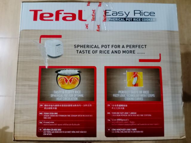 มือ1 Tefal หม้อหุงข้าวดิจิตอล มือ 1 ของใหม่  รุ่น Easy Rice  รูปที่ 6