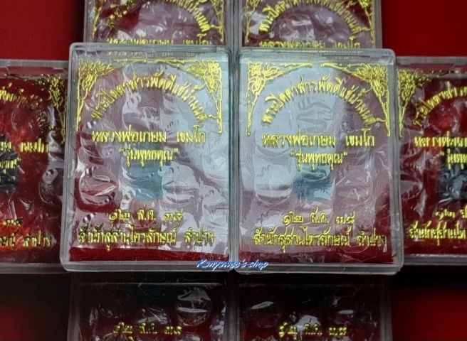 พระปิดตาสารพัดดีแช่น้ำมนต์ หลวงพ่อเกษม เขมโก รุ่นพุทธคุณ ปี 2538 สำนักสุสานไตรลักษณ์ จ.ลำปาง รูปที่ 7
