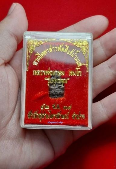 พระปิดตาสารพัดดีแช่น้ำมนต์ หลวงพ่อเกษม เขมโก รุ่นพุทธคุณ ปี 2538 สำนักสุสานไตรลักษณ์ จ.ลำปาง รูปที่ 6