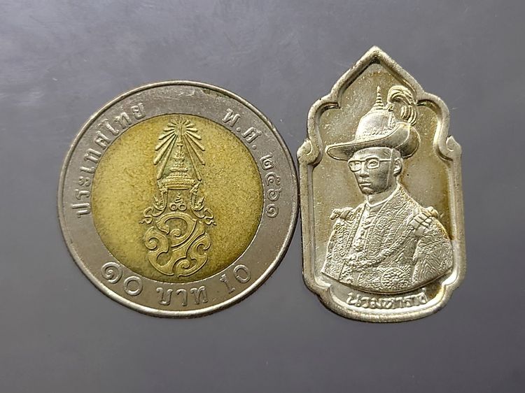 เหรียญนวมหาราช เนื้อนวะแก่เงิน ปี 2530 พร้อมตลับสภาสังคมสงเคราะห์ แห่งประเทศไทย หายาก รับประกันแท้ รูปที่ 7