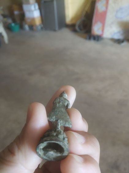 พระเนื้อชินตะกั่ว(พระปางรำพึงเนื้อชินตะกั่ว(ไม่ทราบกรุ)(ไม่ทราบพระเกจิที่สร้าง)(เป็นพระรูปลอยองค์))พระบ้านพระเครื่องรางของมงคล รูปที่ 10