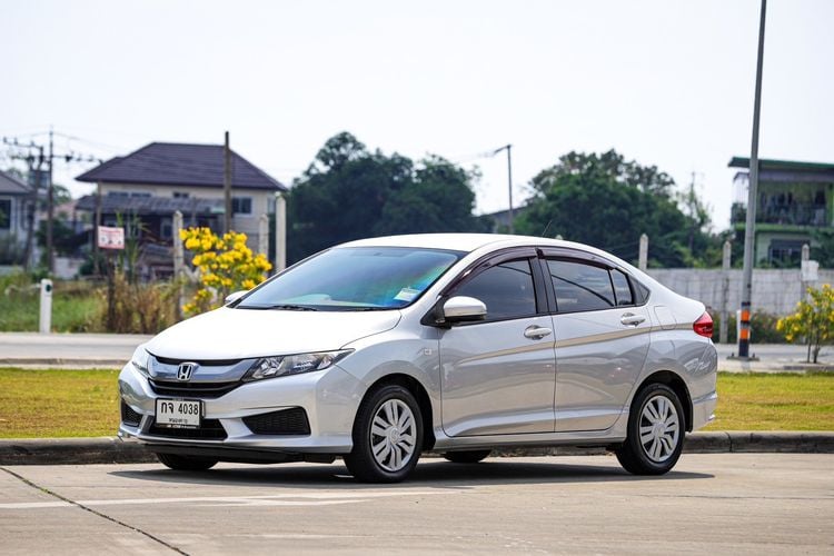 Honda City 2015 1.5 S Sedan เบนซิน ไม่ติดแก๊ส เกียร์อัตโนมัติ บรอนซ์เงิน
