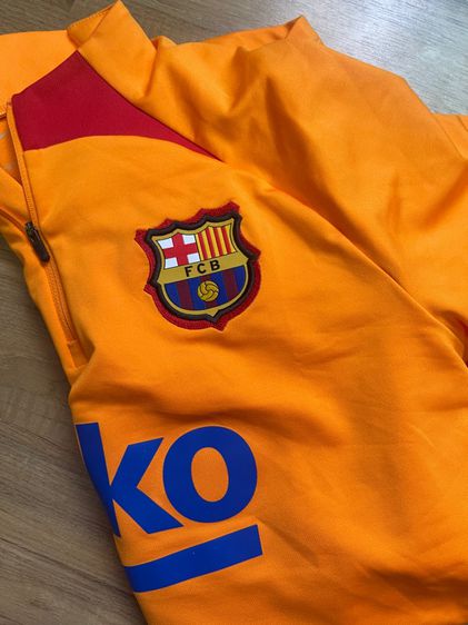 เสื้อบอลแขนยาว Barcelona football size S  รูปที่ 11
