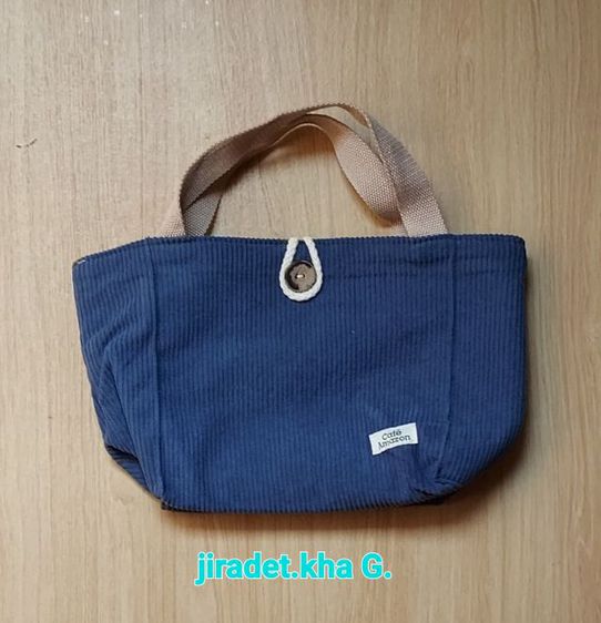 กระเป๋าผ้าลูกฟูก cafe Amazon สินค้าใหม่ ขนาดกระเป๋า 12×7.5×5 นิ้ว Colorful Cond Shoppibg Bag 

(ราคารวมจัดส่งแล้ว) รูปที่ 3