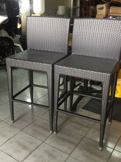 เก้าอี้โต๊ะบาร์ SPK-Wicker เก้าอี้บาร์หวายเทียม  ขายคู่กันเก้าอี้  2 ตัว   รูปที่ 15