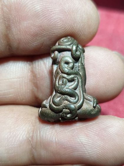 พระปิดตา มหาอุด ยันต์ยุ่ง หลวงพ่อเกตุ วัดเขาหลัก ปี 34 พิมพ์นะหัวเข่า เนื้อทองแดง หายากแล้วสภาพสวยแชมป์ รูปที่ 5