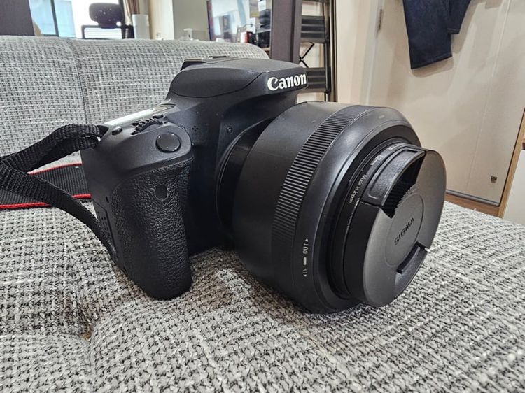 canon eos 77 d และ lens sigma 30 mm f1.4