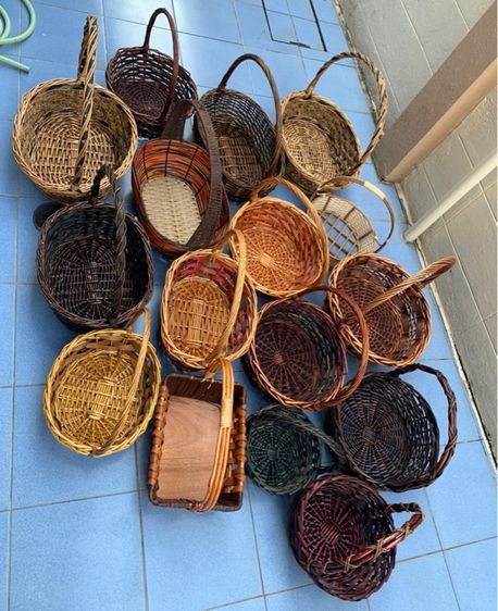 ตะกร้ากระเช้าหวาย รูปที่ 3