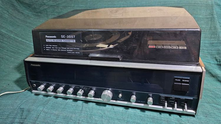 เครื่องเสียงเล่นแผ่น vintage panasonic model.se-3057auto reverse  cassette made in japan
เครื่องใหญ่ รูปที่ 14