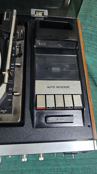 เครื่องเสียงเล่นแผ่น vintage panasonic model.se-3057auto reverse  cassette made in japan
เครื่องใหญ่ รูปที่ 7
