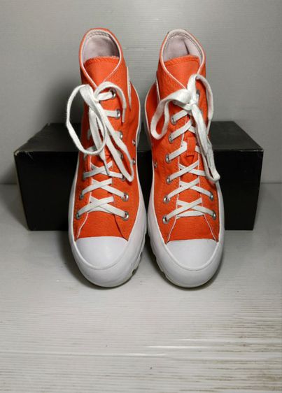 CONVERSE Sneakers, Unisex 39EU(25.0cm) Original ของแท้ มือ 2 สภาพใกล้เคียงของใหม่, รองเท้า CONVERSE ผ้าใบ พื้นเต็ม ไม่มีตำหนิใดๆ สวยมาก รูปที่ 4