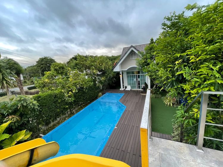 ขายบ้านพักพร้อมสระว่าย สไตล์อังกฤษ ชั้นเดียว แต่งน่ารักๆ เจ้าของขายเอง รูปที่ 3