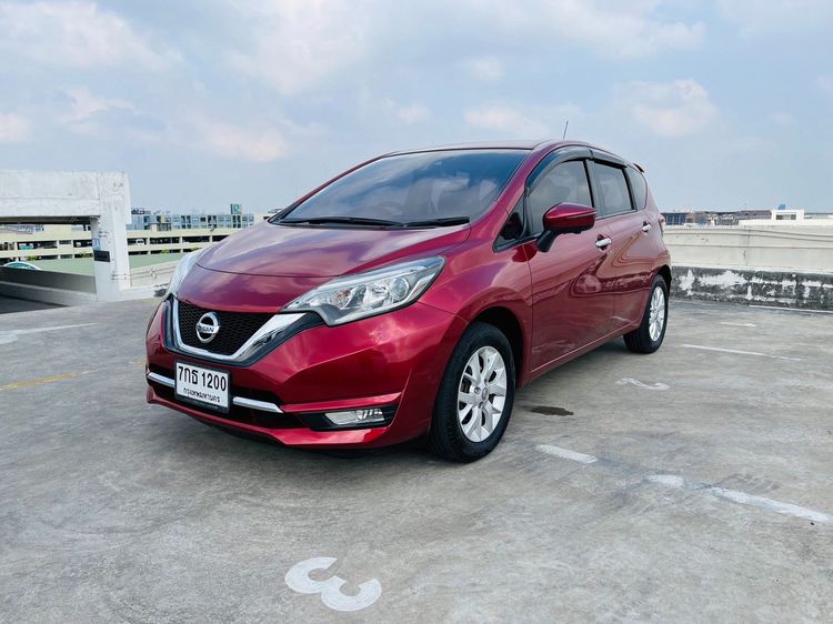 Nissan Note 2018 1.2 VL Sedan เบนซิน ไม่ติดแก๊ส เกียร์อัตโนมัติ แดง