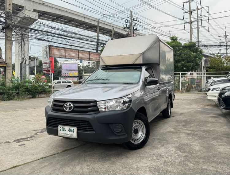 Toyota Hilux Revo 2018 2.4 E Pickup ดีเซล ไม่ติดแก๊ส เกียร์ธรรมดา เทา