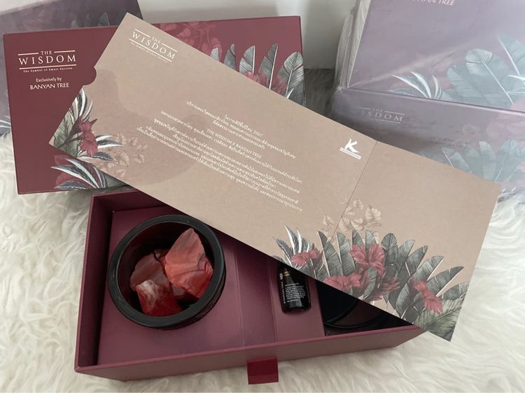 The wisdom วิสดอม ของขวัญพิเศษเฉพาะ   ชุดเครื่องหอมแก้วหินคริสตัลอโรมา แท่นชาร์จหินมือถือไร้สาย หรูหรามาก พร้อมส่ง กสิกร kbank รูปที่ 5