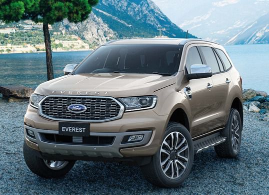 ตัวหนังสือ EVEREREST ติดฝากระโปรงหน้า ของ Ford Everest แท้ รูปที่ 3