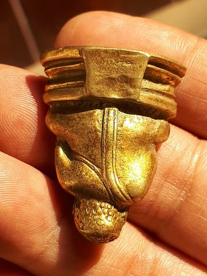 รูปหล่อ พระสังกัจจายน์ เจ้าคุณศรี(สนธิ์) วัดสุทัศน์ ปี 2495 อุดกริ่ง กริ่งดัง เนื้อทองผสม เก่า สวย เก่า แท้ หายาก รูปที่ 6