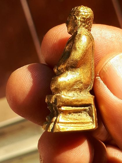 รูปหล่อ พระสังกัจจายน์ เจ้าคุณศรี(สนธิ์) วัดสุทัศน์ ปี 2495 อุดกริ่ง กริ่งดัง เนื้อทองผสม เก่า สวย เก่า แท้ หายาก รูปที่ 3