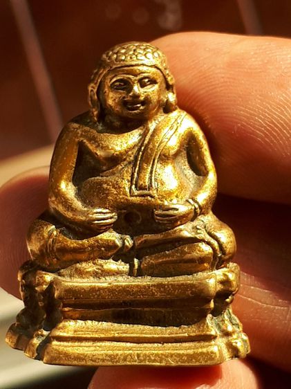 รูปหล่อ พระสังกัจจายน์ เจ้าคุณศรี(สนธิ์) วัดสุทัศน์ ปี 2495 อุดกริ่ง กริ่งดัง เนื้อทองผสม เก่า สวย เก่า แท้ หายาก