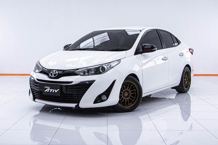 Toyota Yaris ATIV 2019 1.2 S Plus Sedan เบนซิน ไม่ติดแก๊ส เกียร์อัตโนมัติ ขาว รูปที่ 4