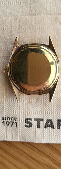 vintage Rolex datejust1601เรือนทองหน้านำเงินออโต้หนึ่งตังหว้ะกระจกเซลลูลอยไม่มีกล้องใบ รูปที่ 2