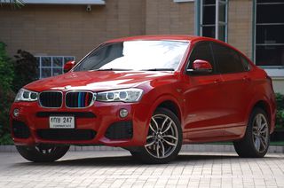 BMW X4 XDRIVE20D M SPORT ปี 2015 สีแดง (89V41)  ราคาถูกสุดในตลาดไม่ต้องใช้เงินออกรถ