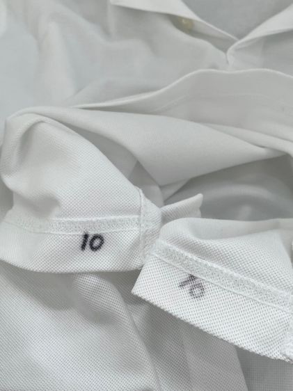 เสื้อโปโลสีขาวมือสอง UNIQLO BLANK WHITE POLO SHIRT Size M มือ2 รูปที่ 4