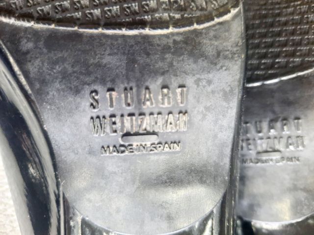 ขอขายรองเท้าส้นสูงหนังแก้วหญิงแบรนด์เนมของยี่ห้อ Stuart Weitzman สีดำ made in Spain แท้ ไซส์ 8.5 วัดข้างในได้10นิ้ว รูปที่ 9
