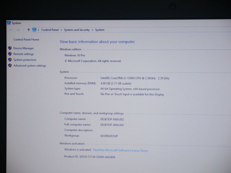 Dell Latitude 3380 i5-7200U RAM 4GB HDD 500GB รูปที่ 8