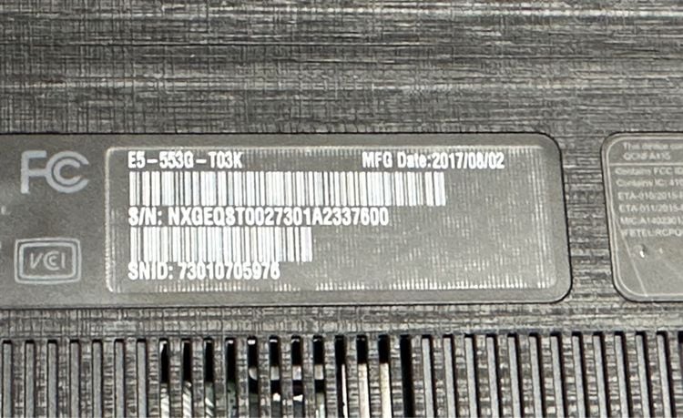 Acer Aspire E5-553G-T03K รูปที่ 10